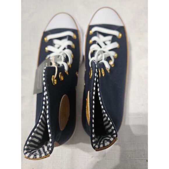 Converse A08860C Chuck Taylor All Star Lift Navy Gold Women Sneaker Size 7 - Picture 7 of 10
